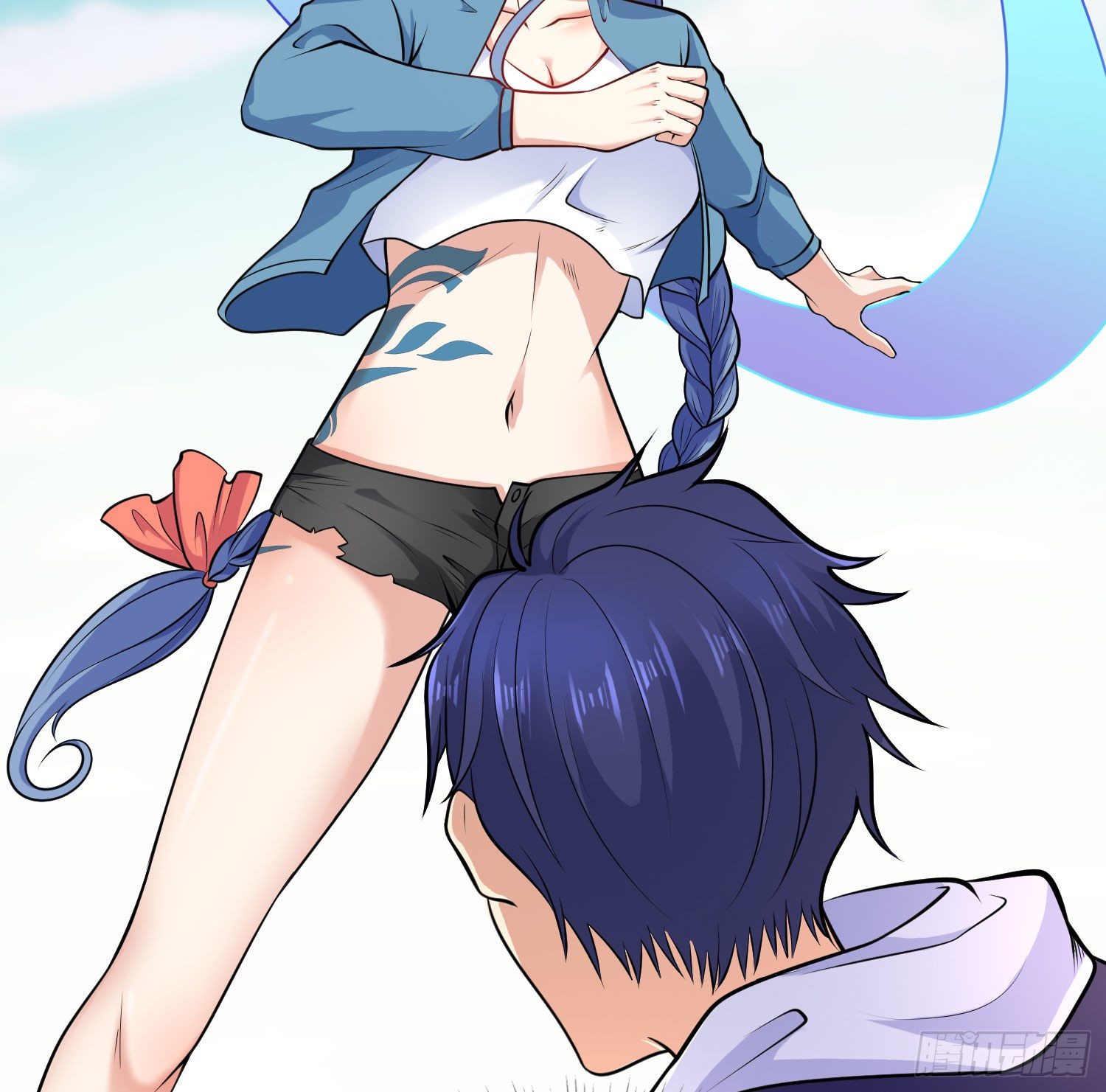 开局强吻裂口女漫画,第4话 灵车魔来袭！1图