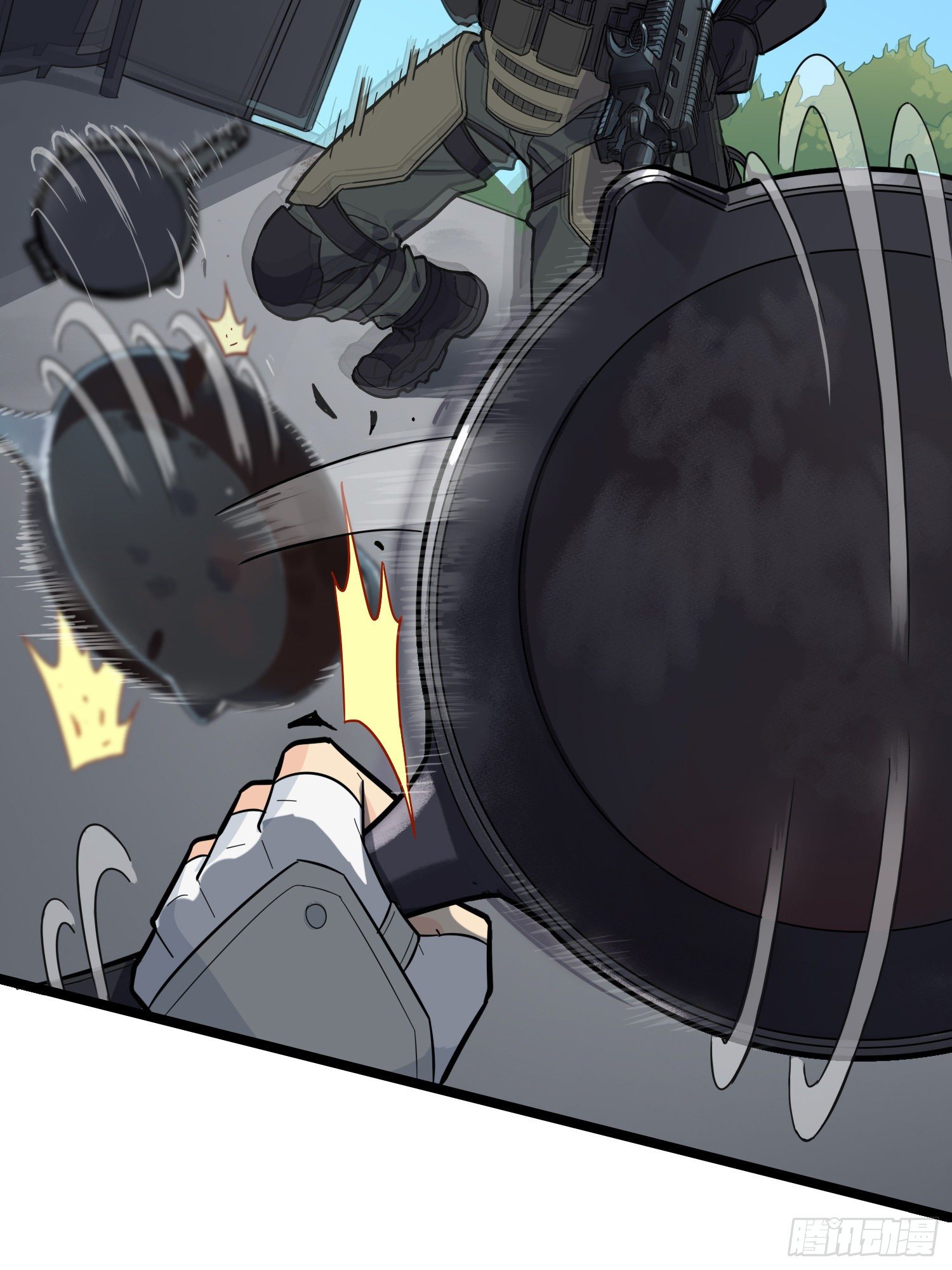 和平精英：描边战神漫画,39话.全面爆发2图