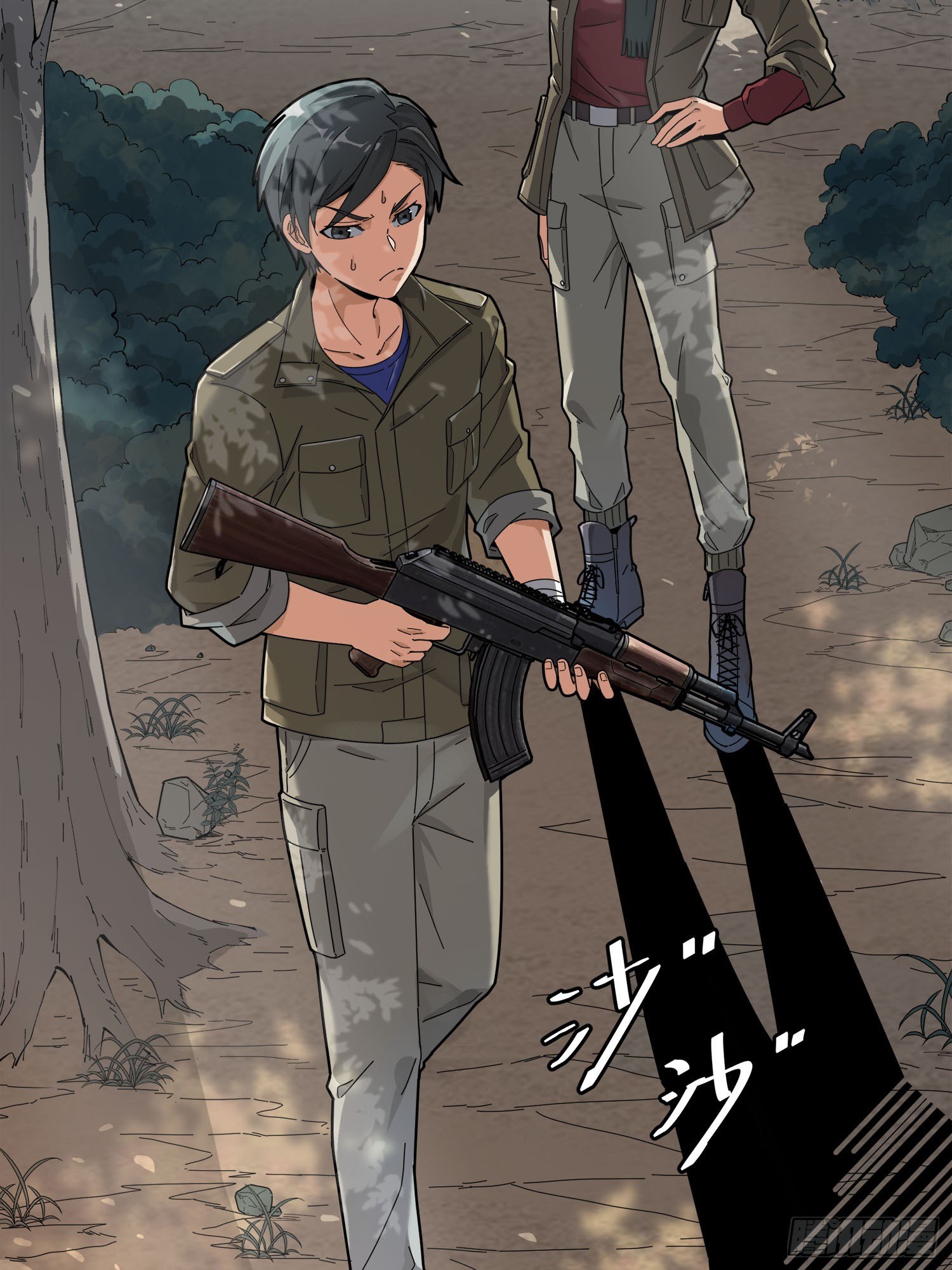 和平精英：描边战神漫画,11话.不愿回忆1图