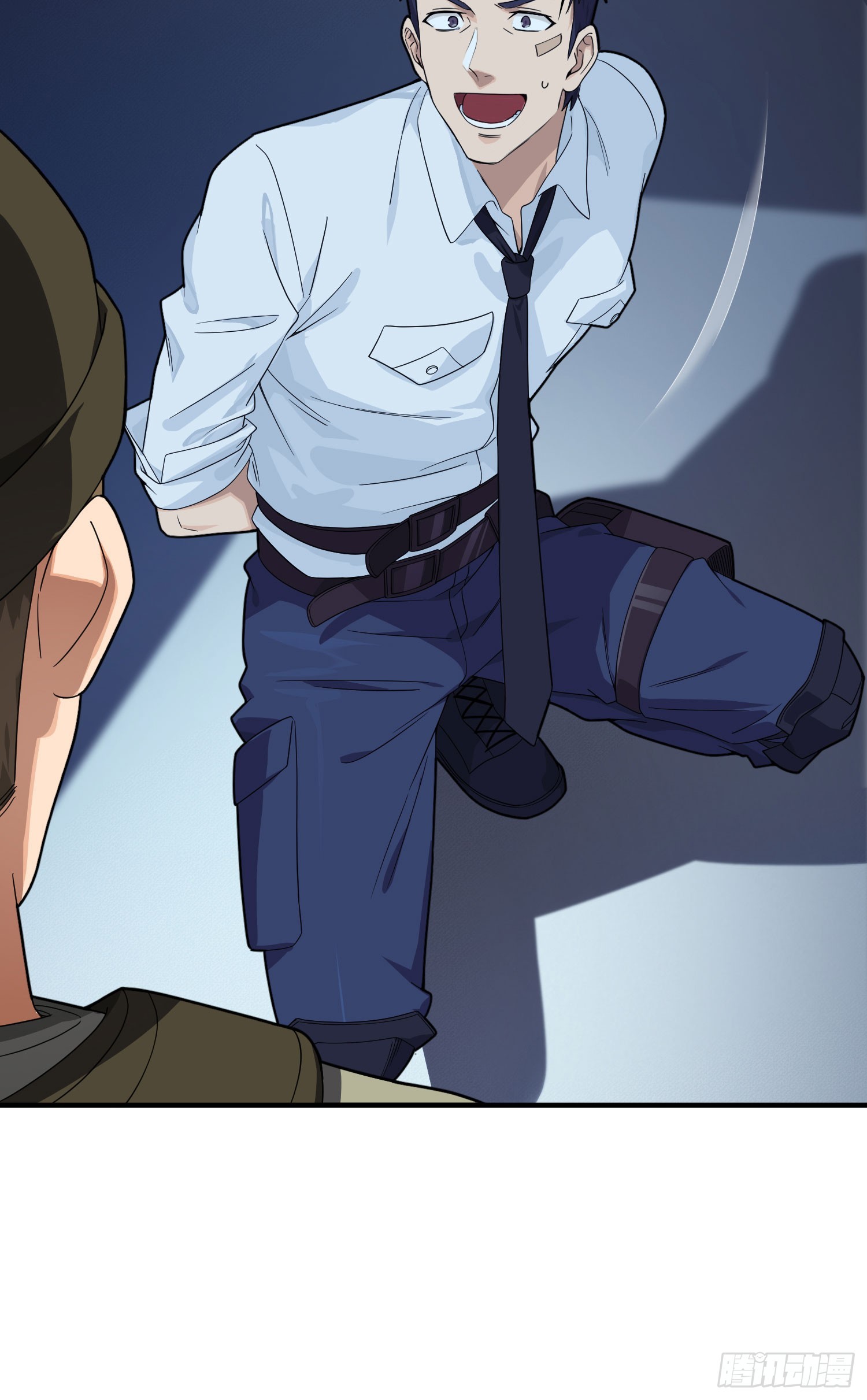 和平精英：描边战神漫画,120话.未来警告1图