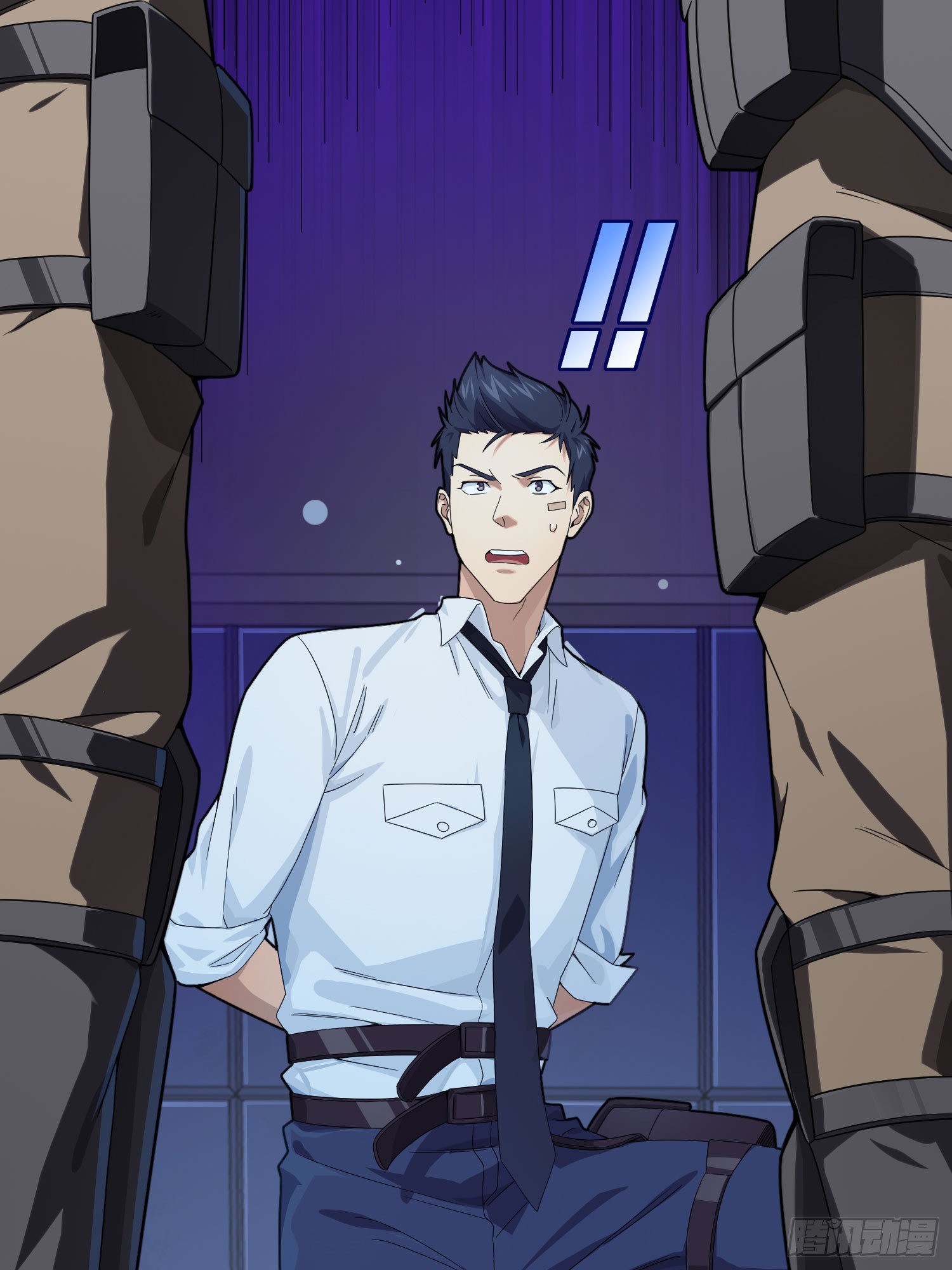 和平精英：描边战神漫画,120话.未来警告2图
