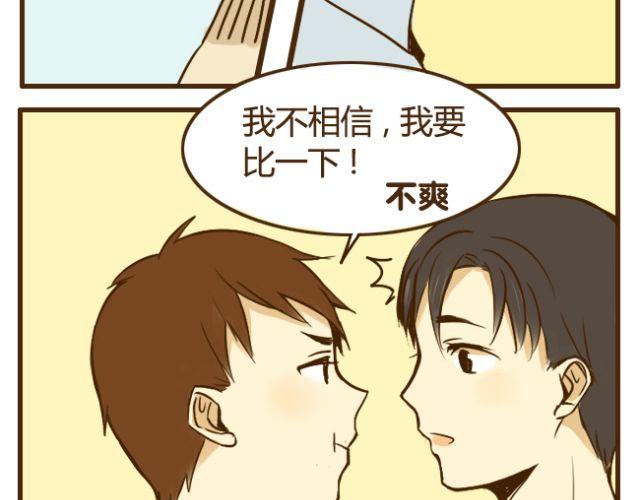 打开哥哥的正确方式漫画在线观看漫画,第19话 兄弟俩到底谁比较高？1图