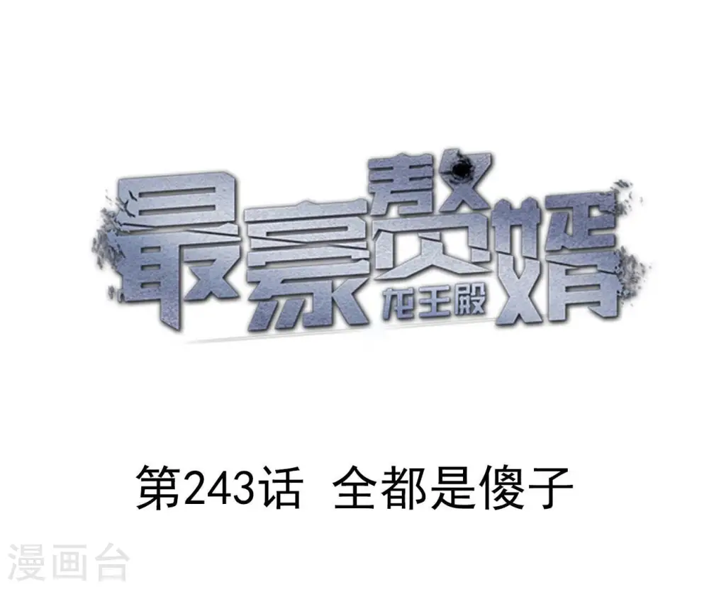 最豪赘婿 龙王殿漫画,第243话 全都是傻子1图