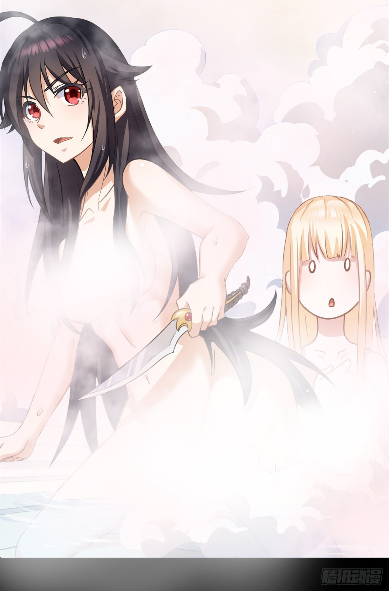 转生成为主角身边的邪恶侍女漫画,剧情预告1图