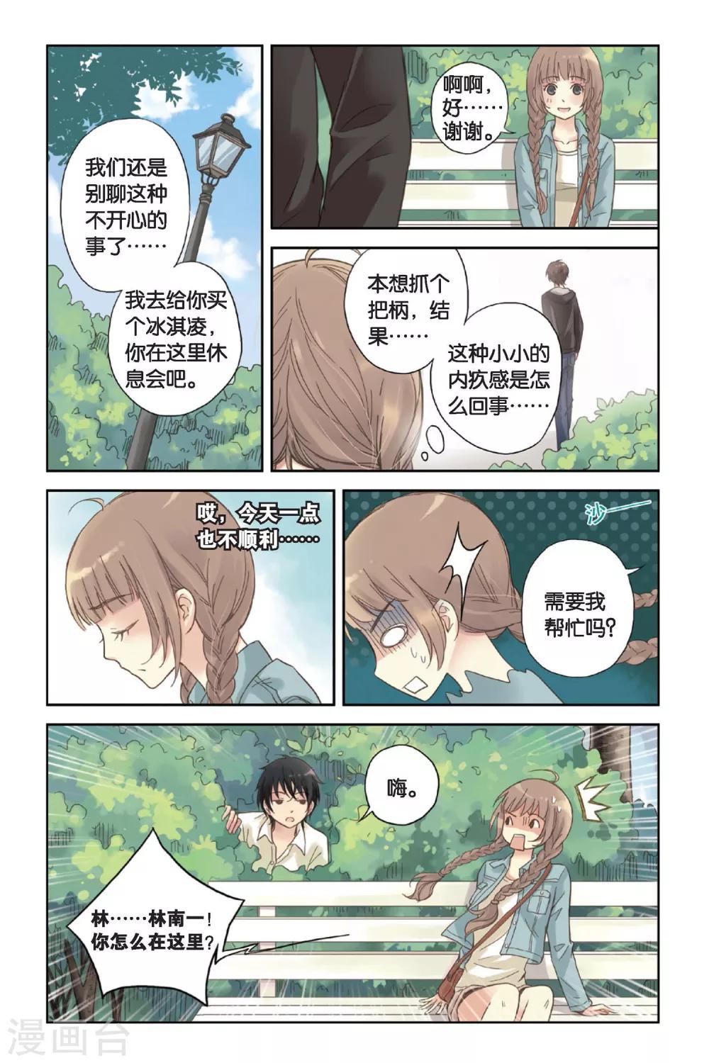 薄荷之夏吻戏漫画,第03话 囧囧有神的第一次约会1图