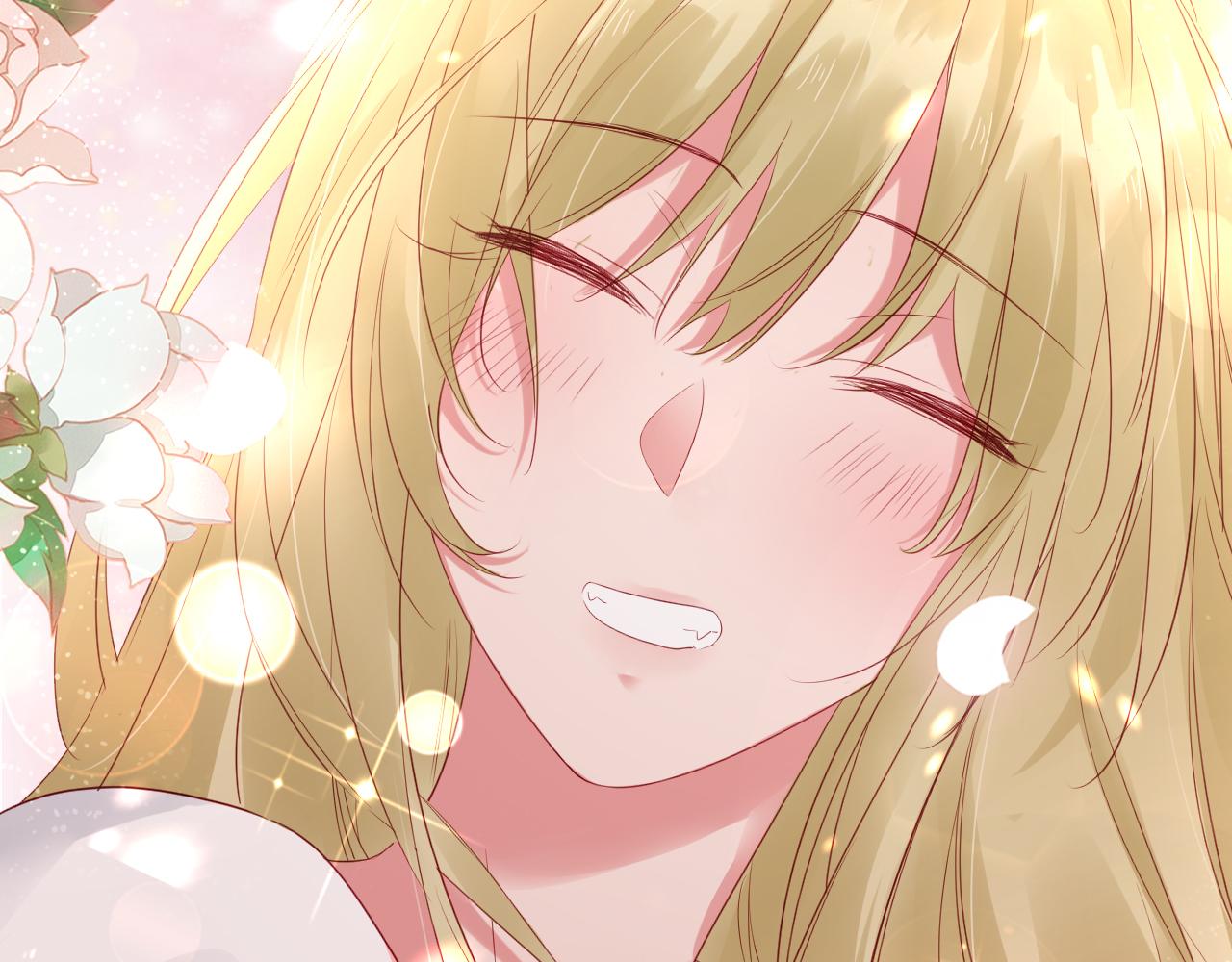 野百合与紫罗兰gl漫画,小剧场·新年第一吻1图