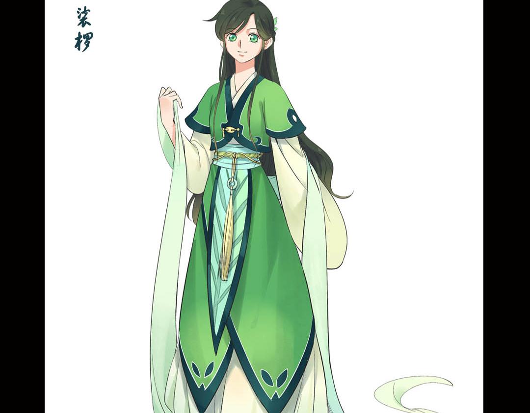 浮生物语漫画,手绘人设图2图