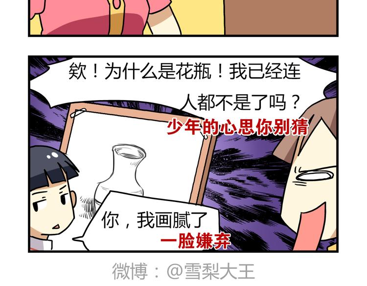 老师别样拜年方式漫画,第9话 奇怪的美术课1图