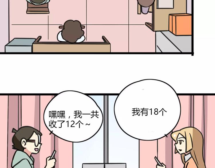 老师别样拜年方式漫画,第14话 红包数1图