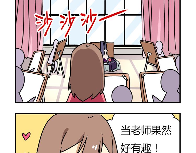 老师别样拜年方式漫画,第9话 奇怪的美术课2图