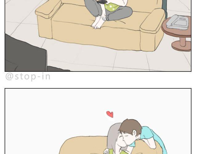 呐我喜欢你漫画,怕在你雨天会孤单1图