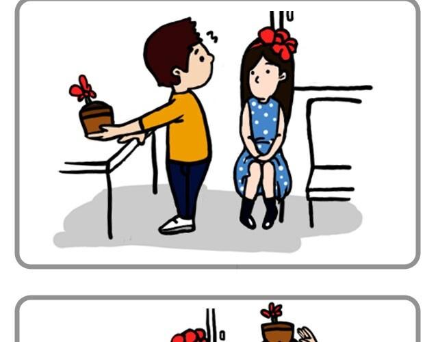 呐我喜欢你漫画,Hi，我喜欢你呀1图