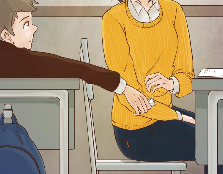 呐我喜欢你漫画,传给你的小纸条写着我喜欢你2图