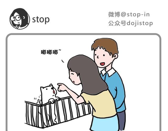 嗨我喜欢你隐藏表情包漫画,偷偷看着你就很幸福1图