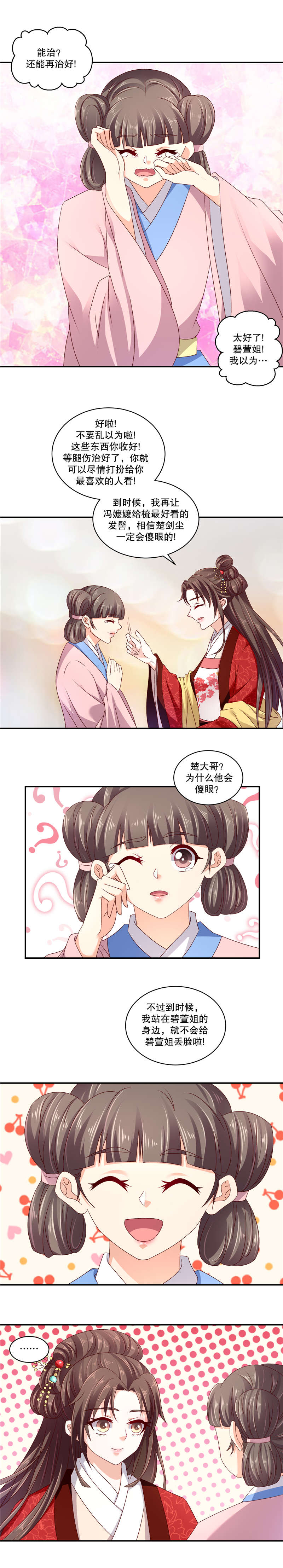 蛇蝎不好惹弃后也妖娆20漫画,第124章：皇上来了？2图