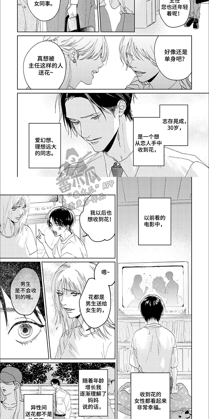 属于他的盛夏花朵漫画,第1话2图