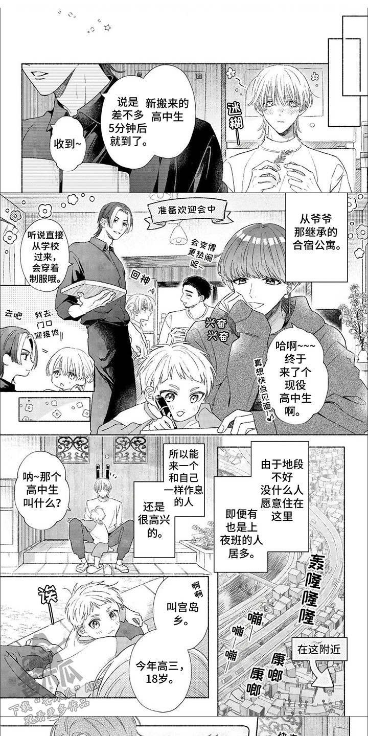 向阳而生意思漫画,第2话1图