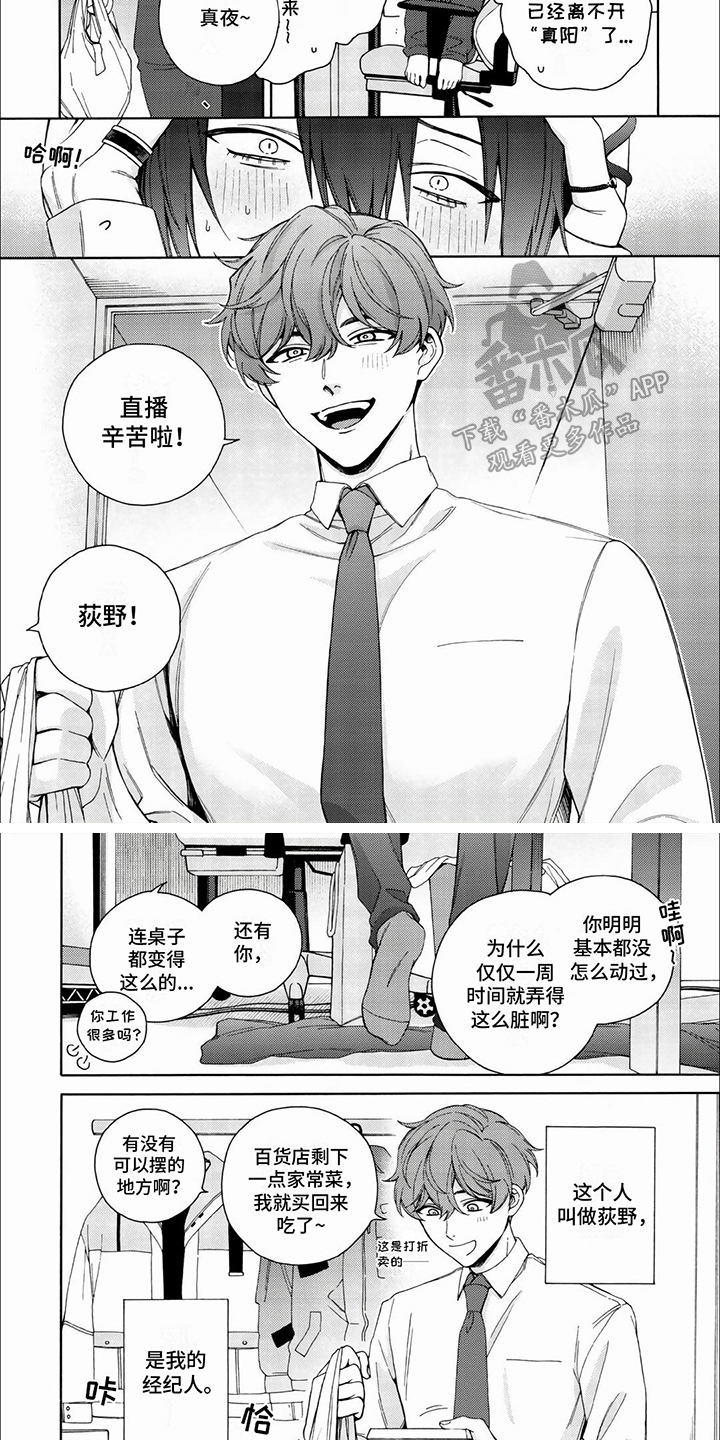 虚拟偶像播放器漫画,第1话2图