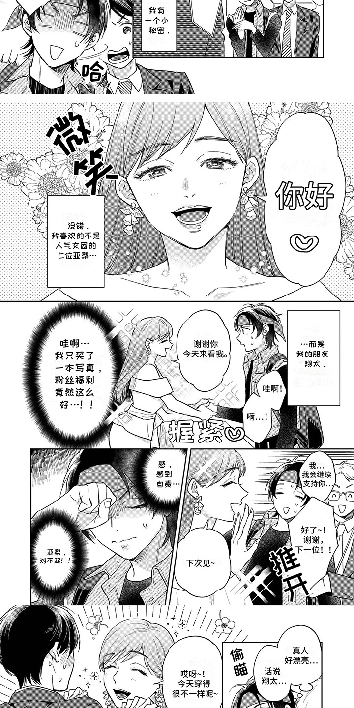 追星族捧的明星漫画,第1话1图