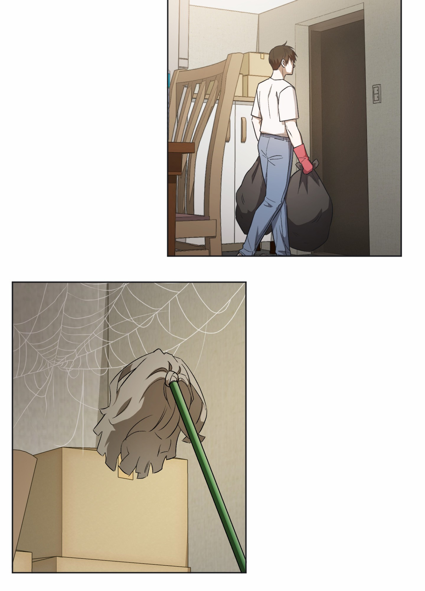 拯救发际线搞笑文案漫画,第3话1图