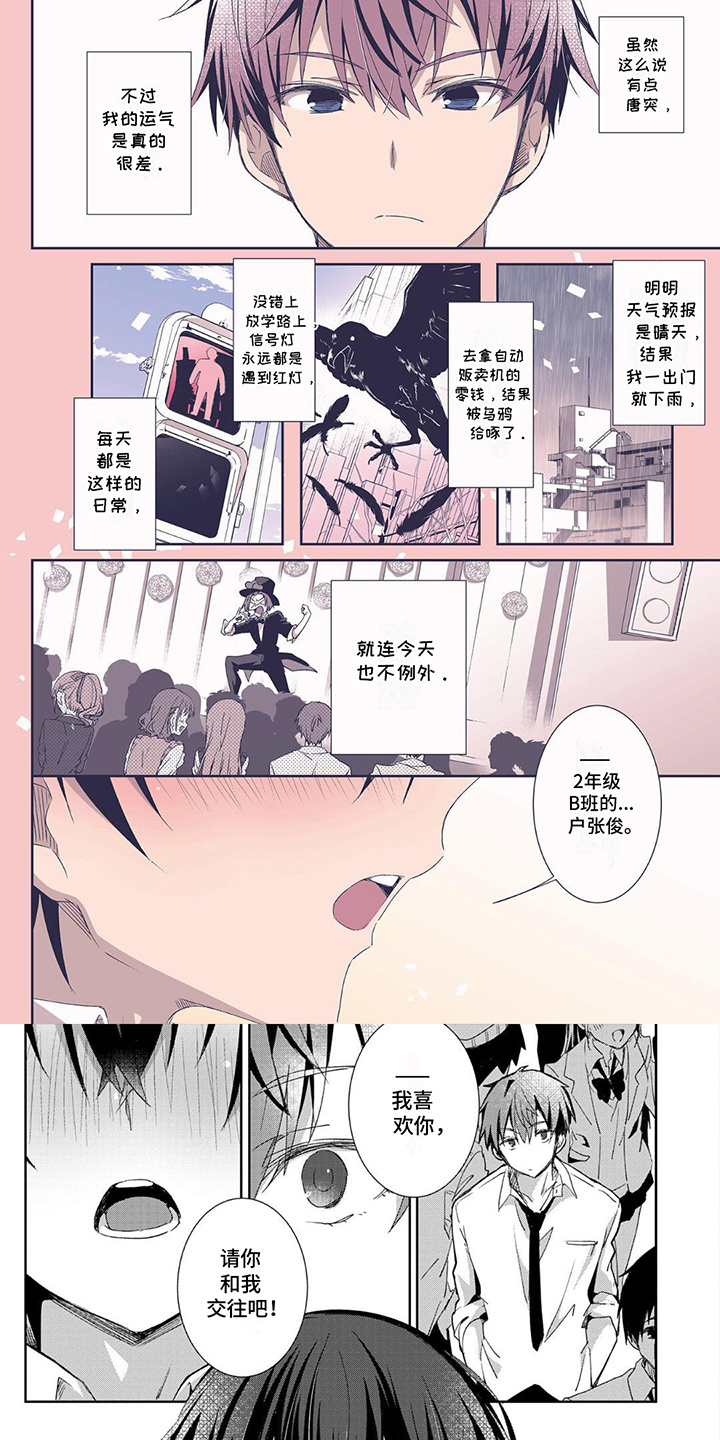 好运男生头像鸭子漫画,第1话1图