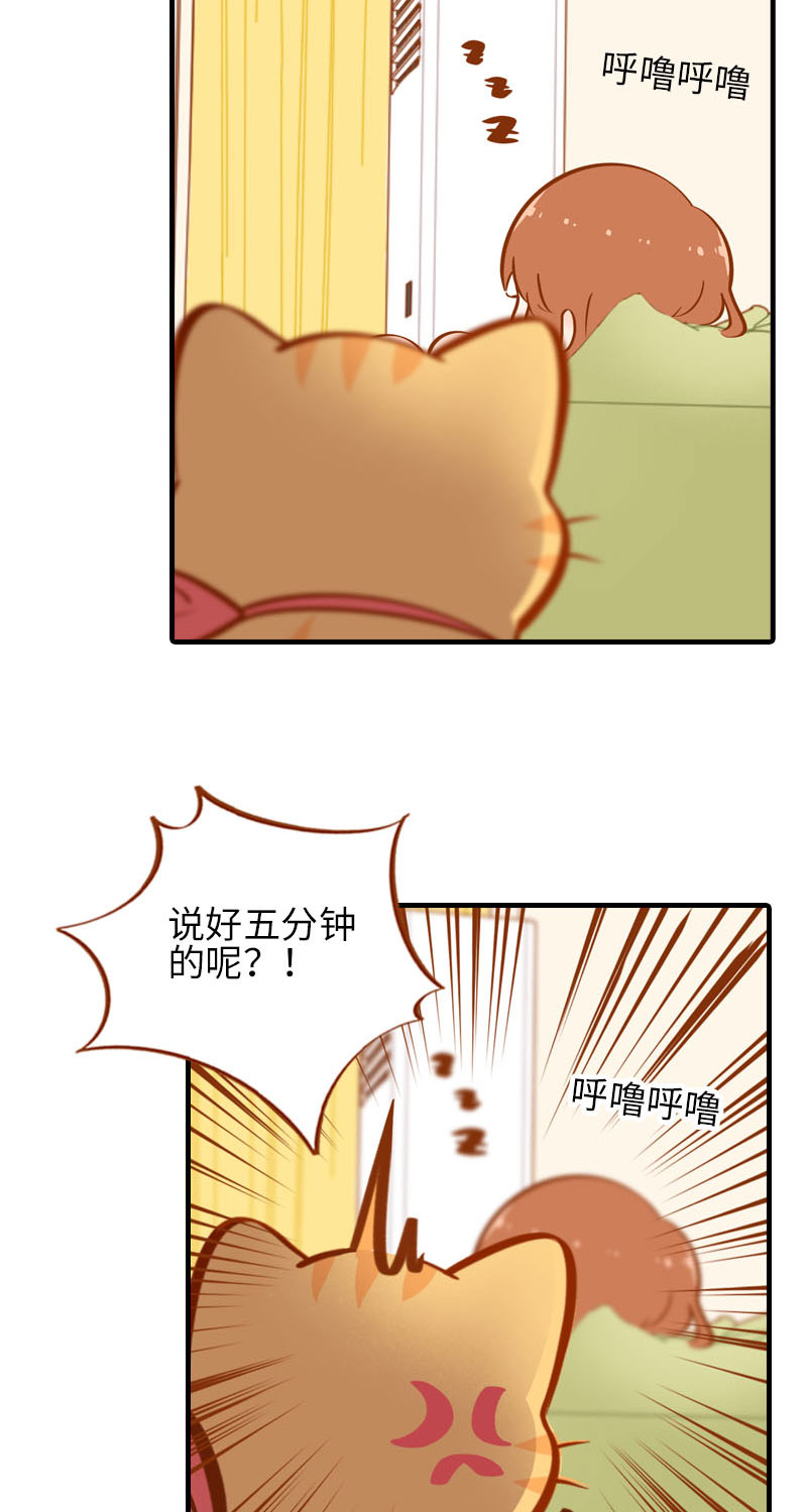 猫咪的人类饲养指南漫画,第34话 橘子姑娘2图