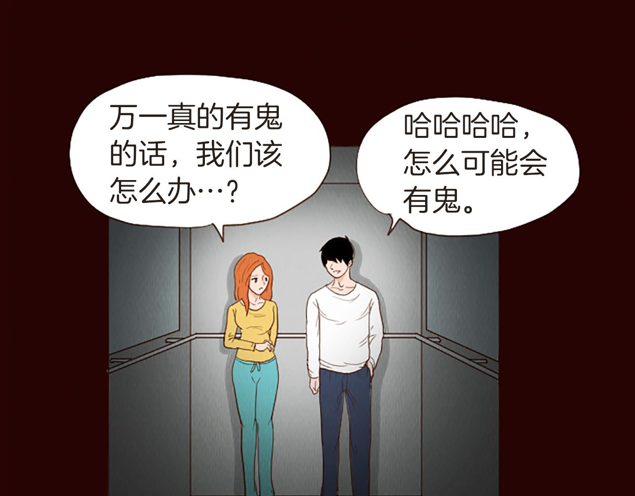 荒诞小说在线收听漫画,第46话 奇怪的保安2图