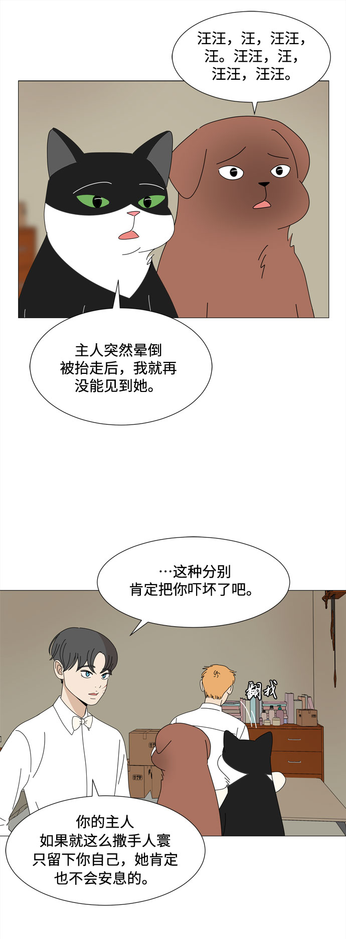 野生天使保护区域漫画,第39话 板栗饼的家2图