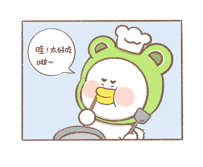 逗酱萌鸭漫画,第26话 早餐篇1图