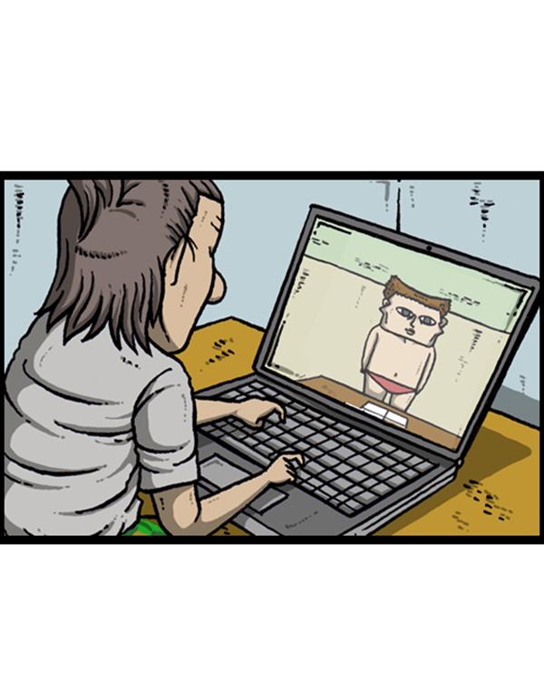 心里的声音漫画,[第277话] 视频聊天1图