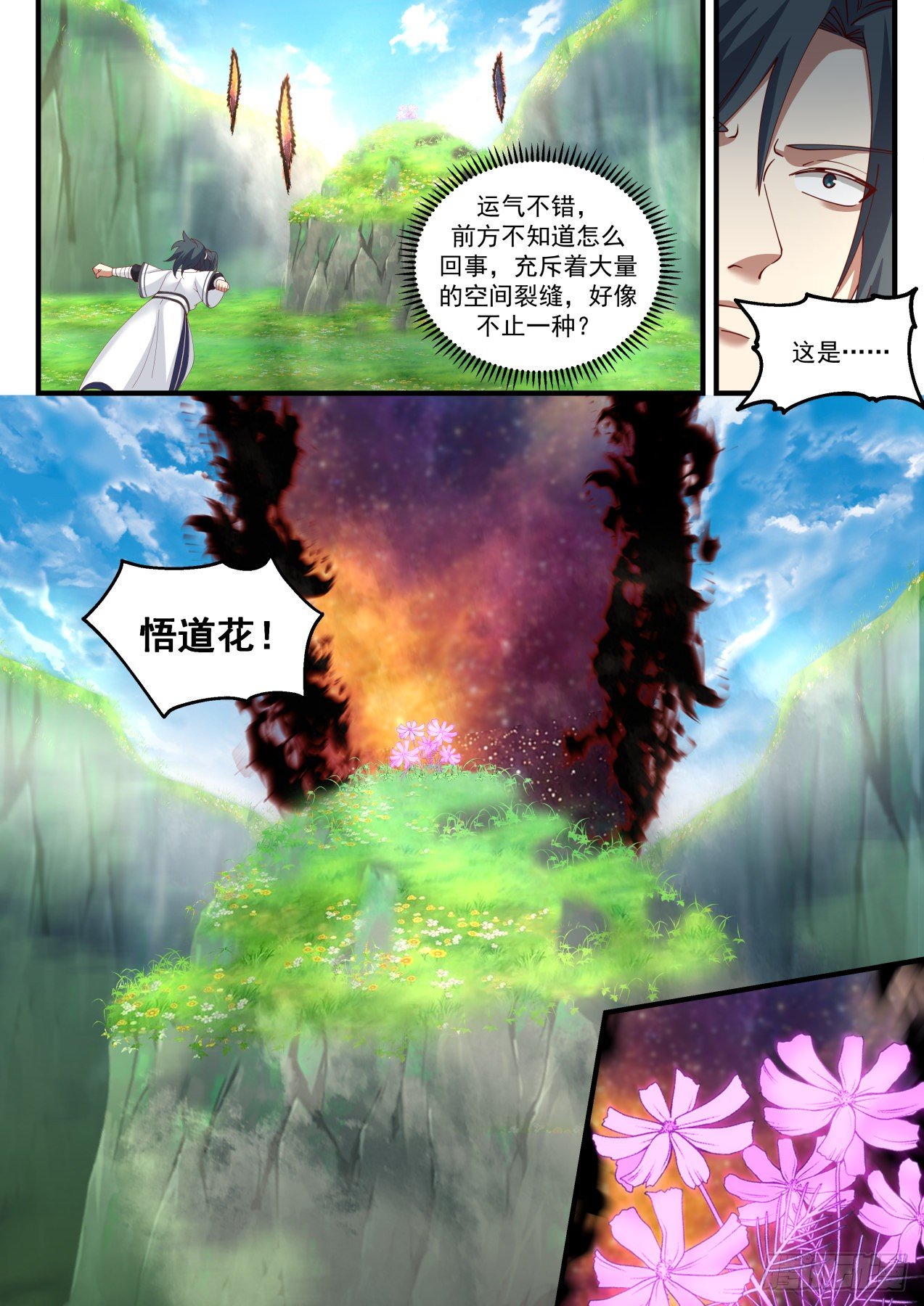 武炼巅峰漫画,1470 争夺悟道花1图