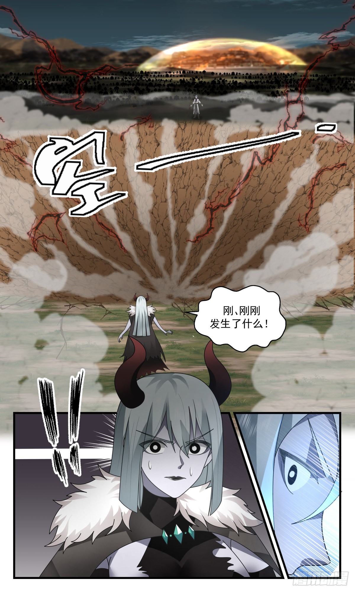 武炼巅峰漫画,2351 人魔大战篇---卷土重来2图