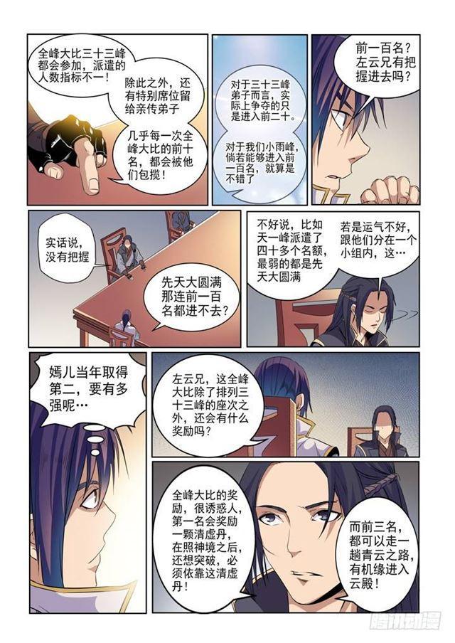 百练成神百科漫画,第54话 全峰大比1图