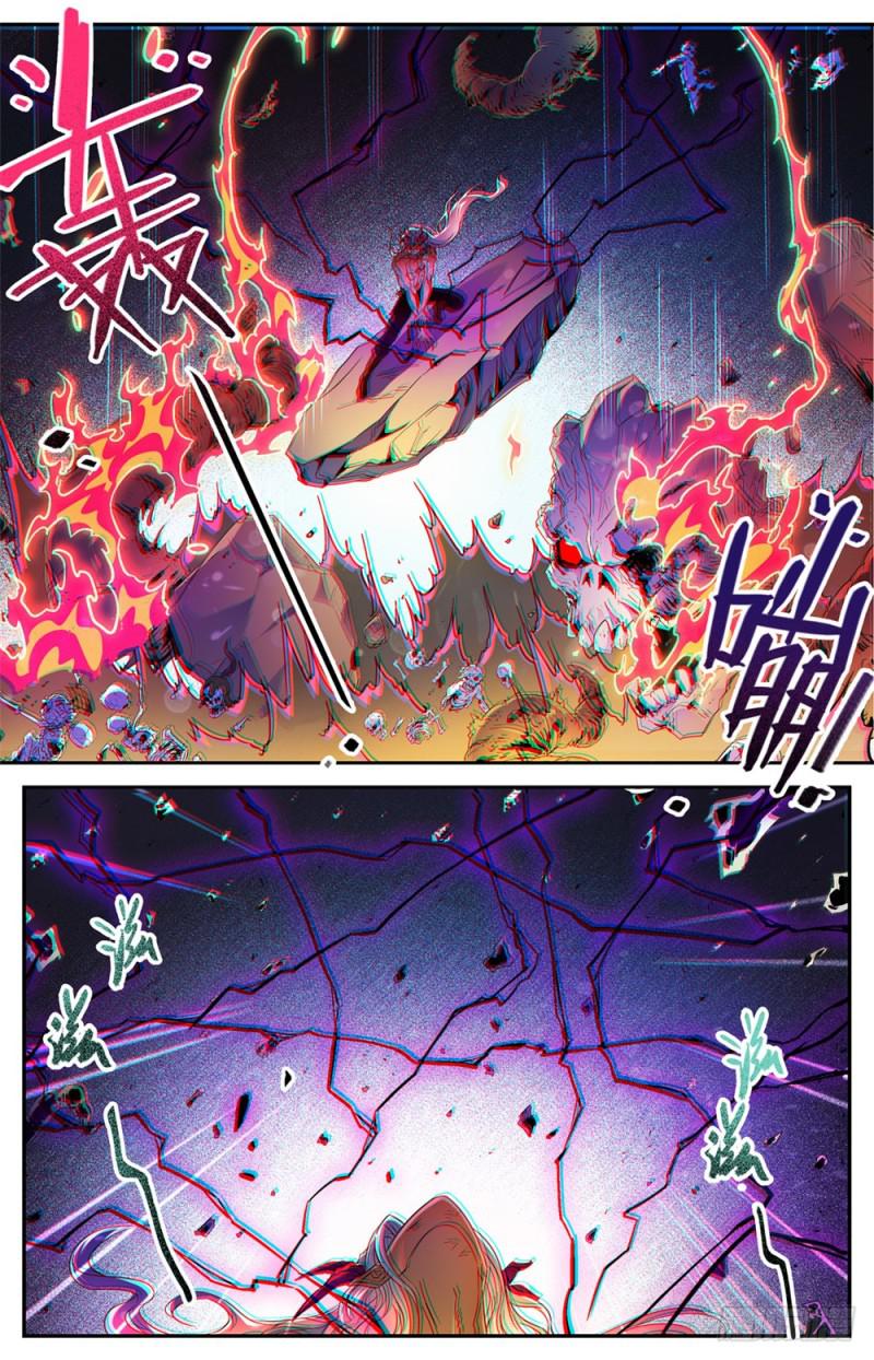 全职法师漫画,450 战，山峰之屍（上）1图