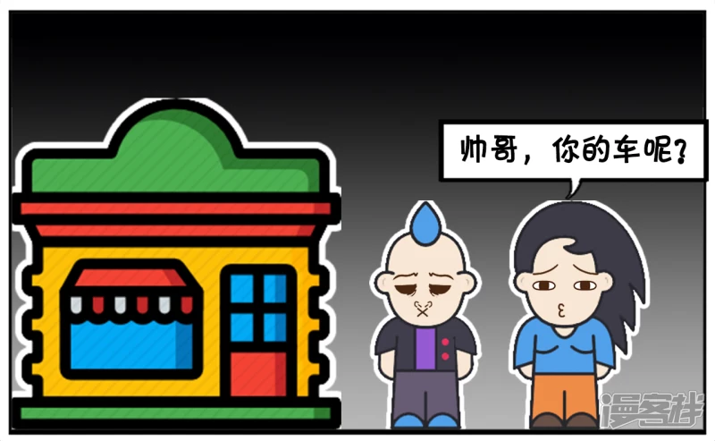 子阳鬼谷子漫画,穷小子武洋买了一把跑车钥匙1图