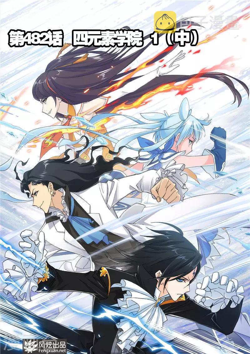 斗罗大陆漫画,第482话 四元素学院1(中)1图