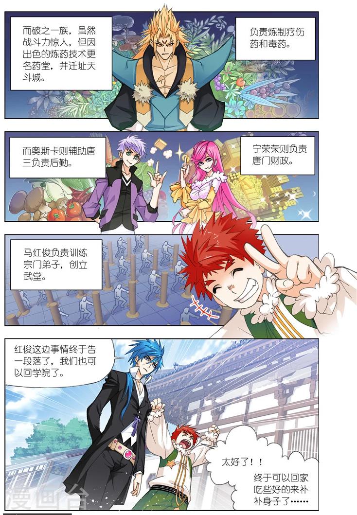 斗罗大陆漫画,第481话 四元素学院1(上)1图