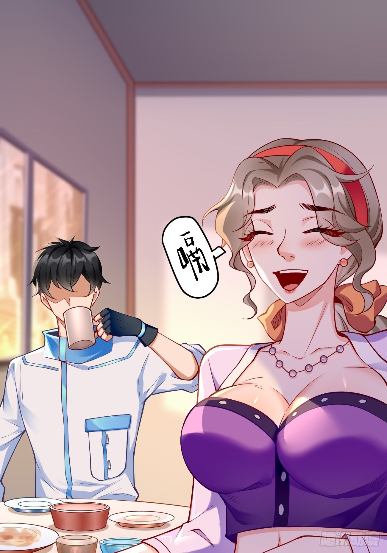 我的神器能升级漫画,第8话：青梅竹马林可可1图