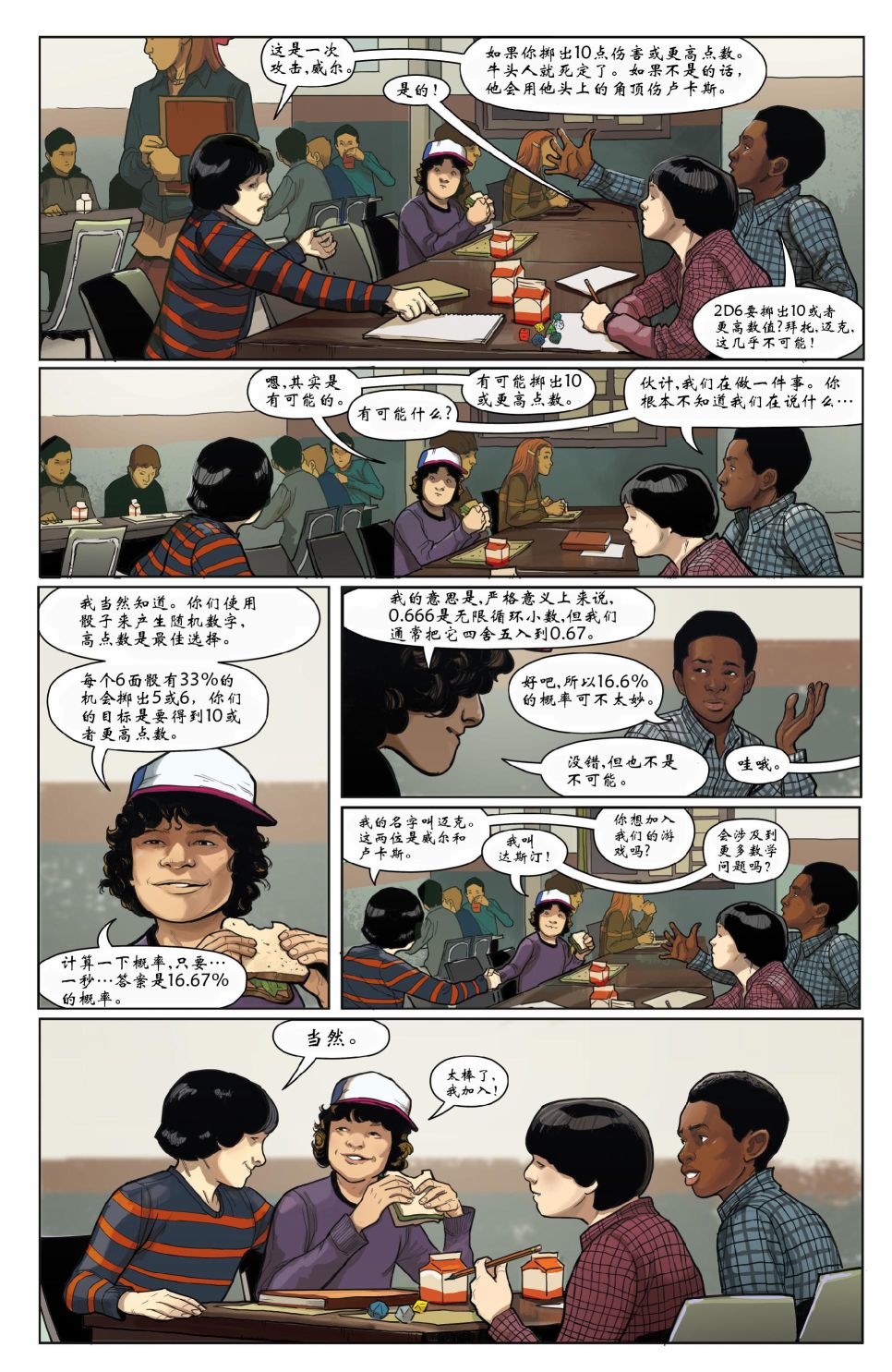 怪奇物语之龙与地下城漫画,第01卷1图