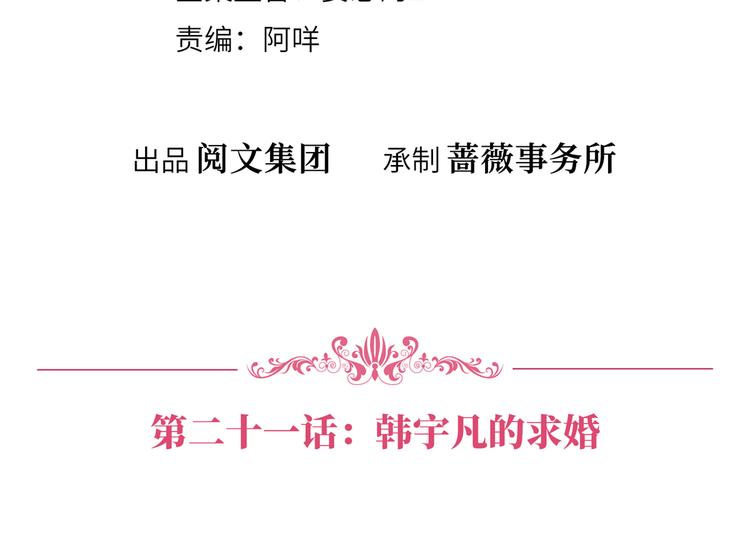 抱歉我拿的是女主剧本漫画,第二十一话 韩宇凡的求婚2图