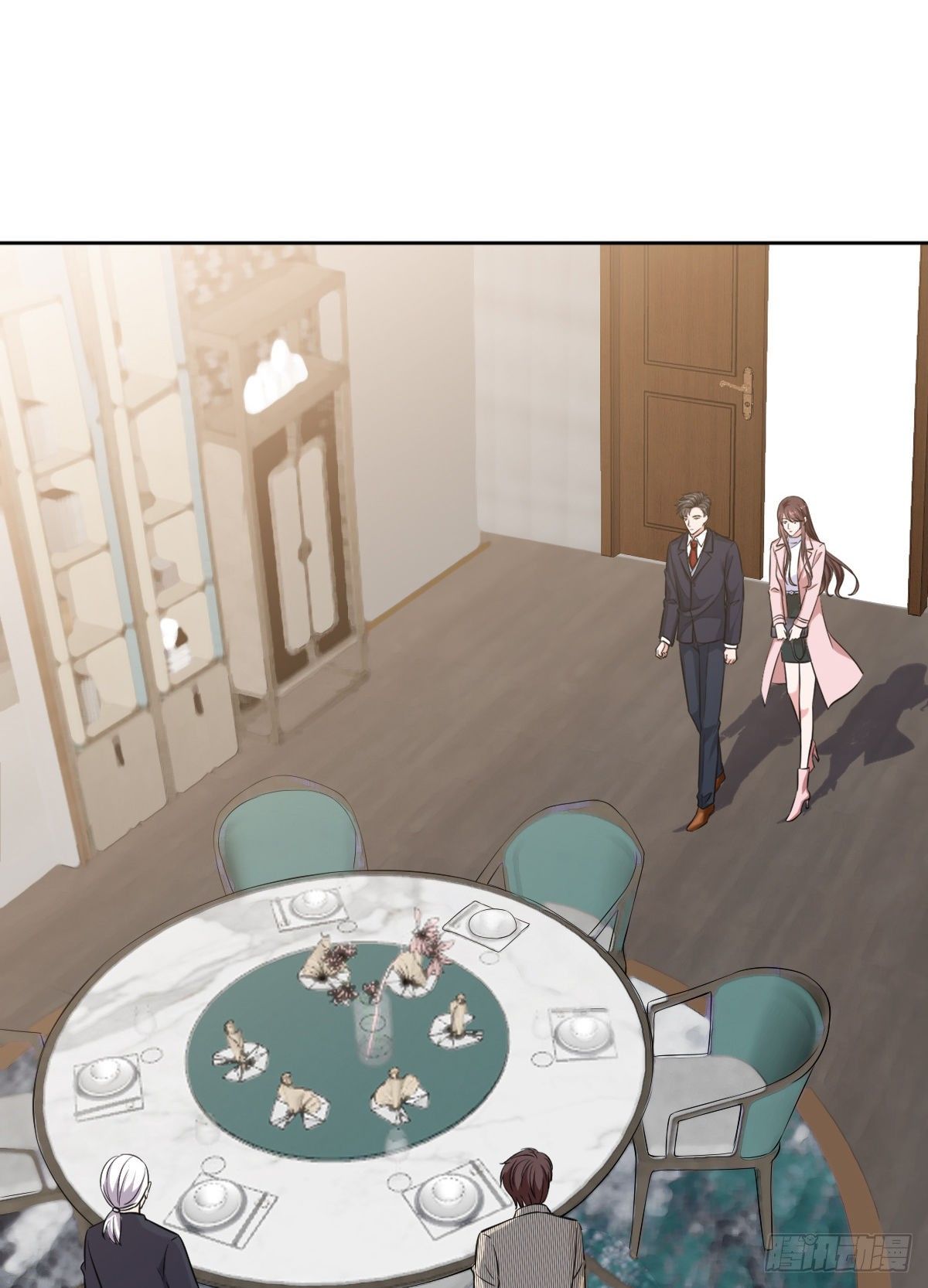 抱歉我拿的是女主剧本漫画,第七十话 奇怪的关系1图