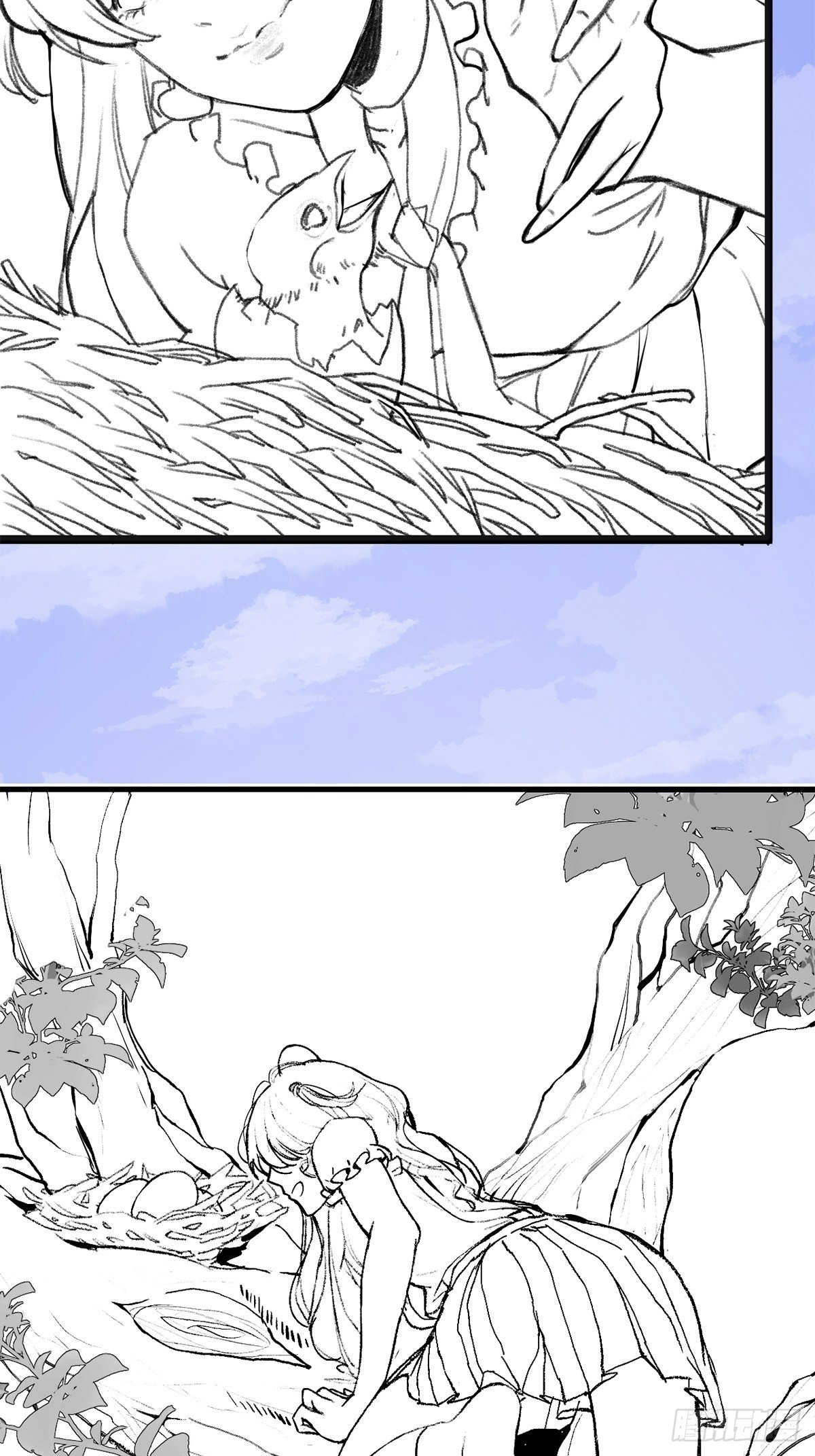 漆黑之花绽放时漫画,放料3-草稿大公开！！2图