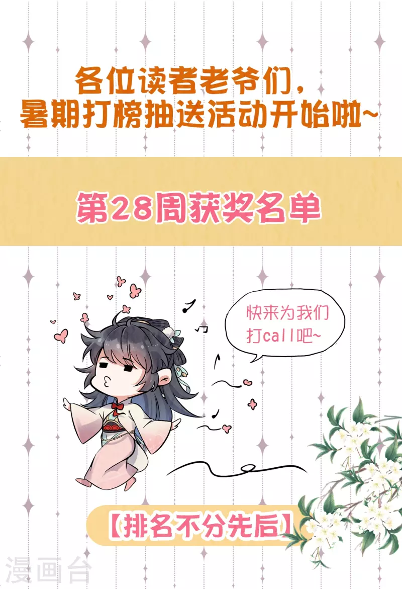 黑莲花学习手册漫画,第28周获奖名单1图