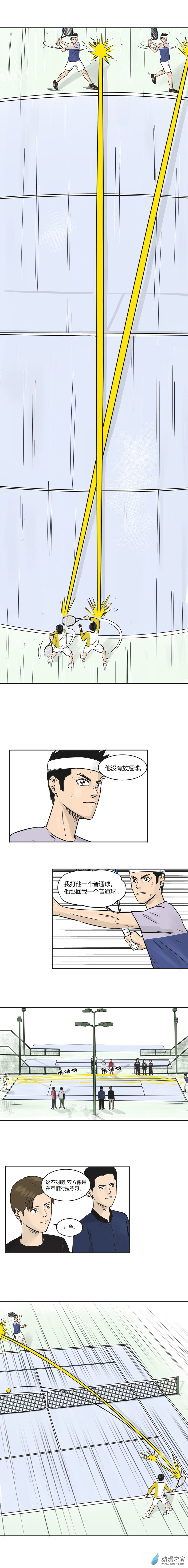 上旋高手漫画,第29话 直线球与斜线球1图