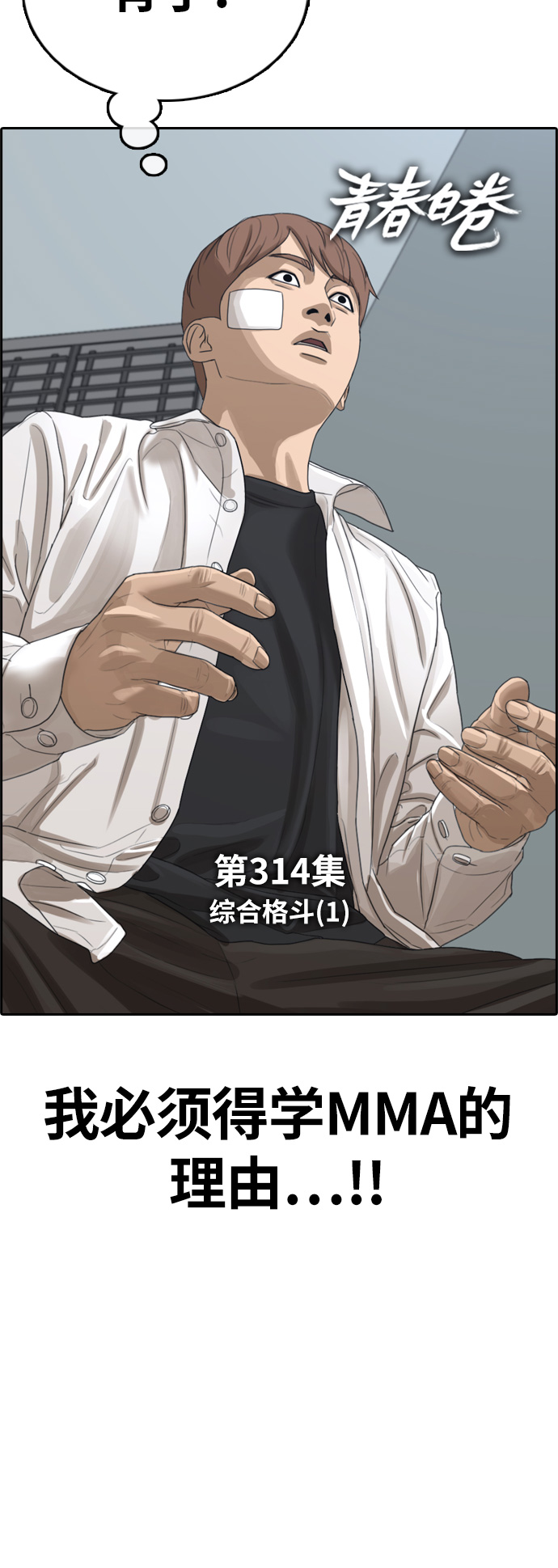 青春白卷漫画,[第314话] 综合格斗（1）2图