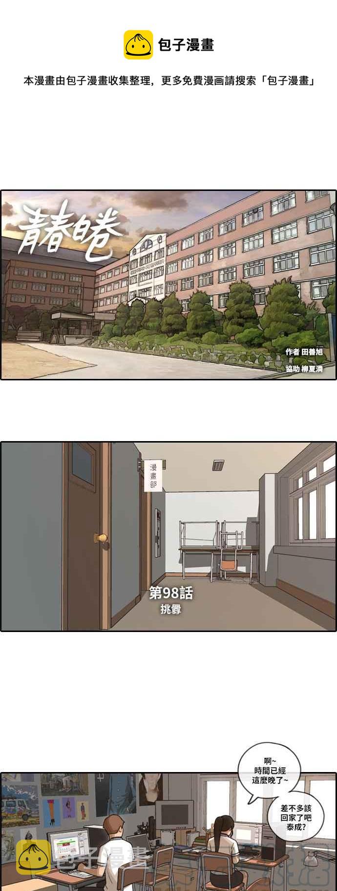 青春白卷漫画,[第98话] 挑衅1图