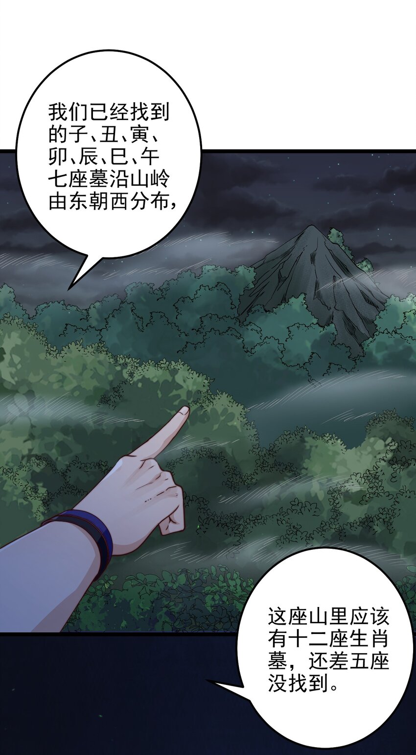 逃生游戏漫画,第45话 墓名玄机1图