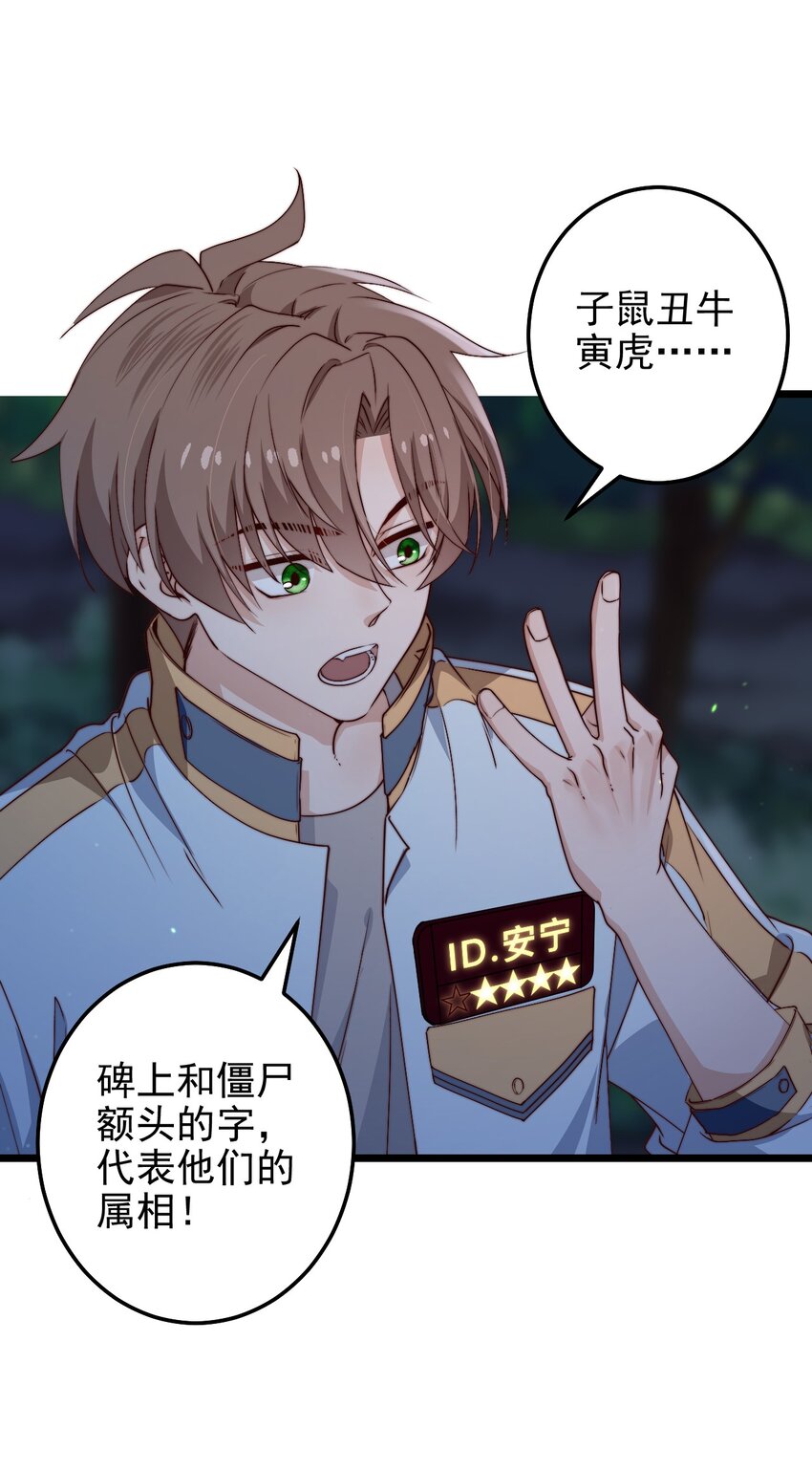 逃生游戏漫画,第45话 墓名玄机1图