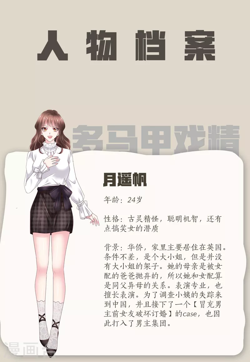 疯批傅总美艳妻漫画,人物档案1图