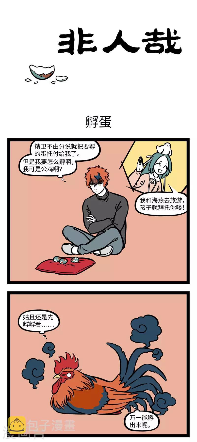 非人哉第一季全集免费观看完整版漫画,第643话 孵蛋公鸡，公鸡中的战斗鸡1图